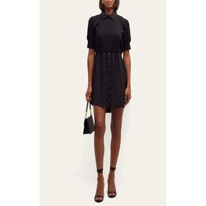 CINQ A SEPT Lydia Silk-Blend Combo Mini Dress - XS (new)